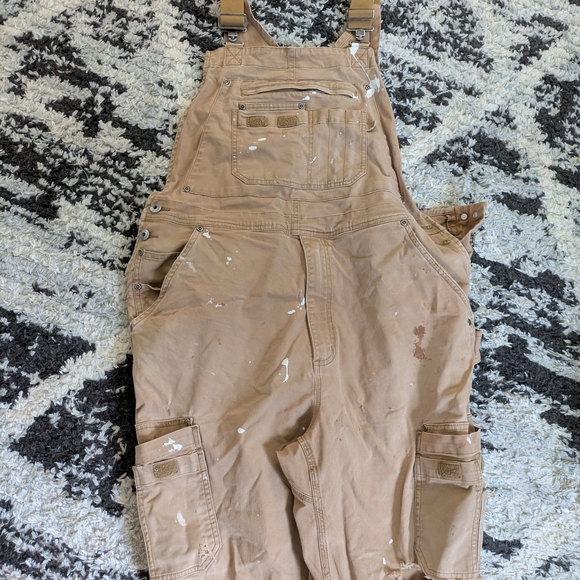 Duluth Trading Co Brown Overalls Durable Workwear - Picture 2 of 3